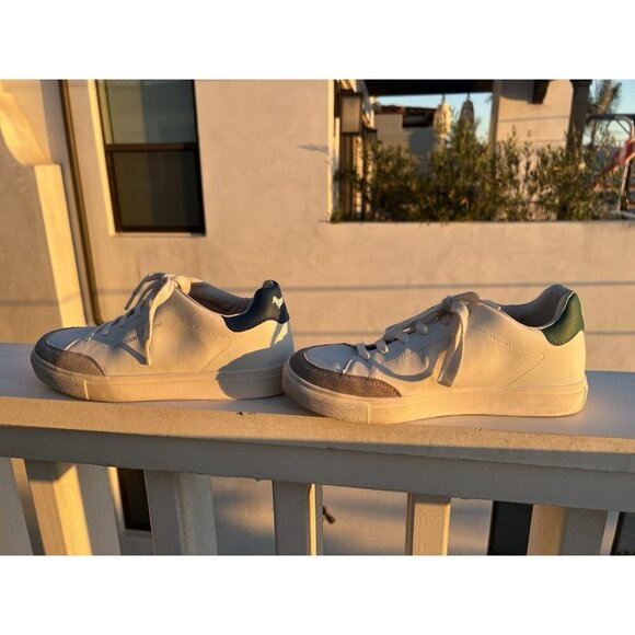 Harmont & Blaine white leather sneakers sz 7 colorblock dauschand embroidered - Picture 4 of 16